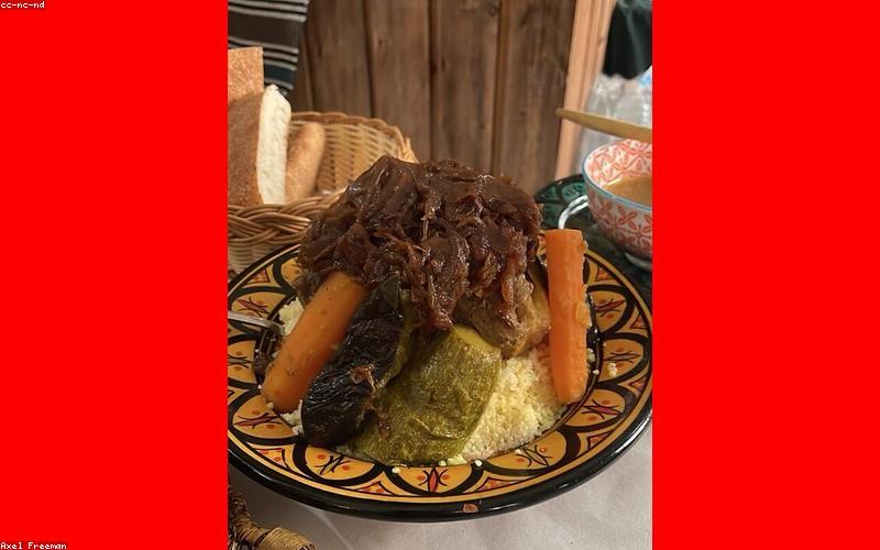 A close-up of a beautifully presented 